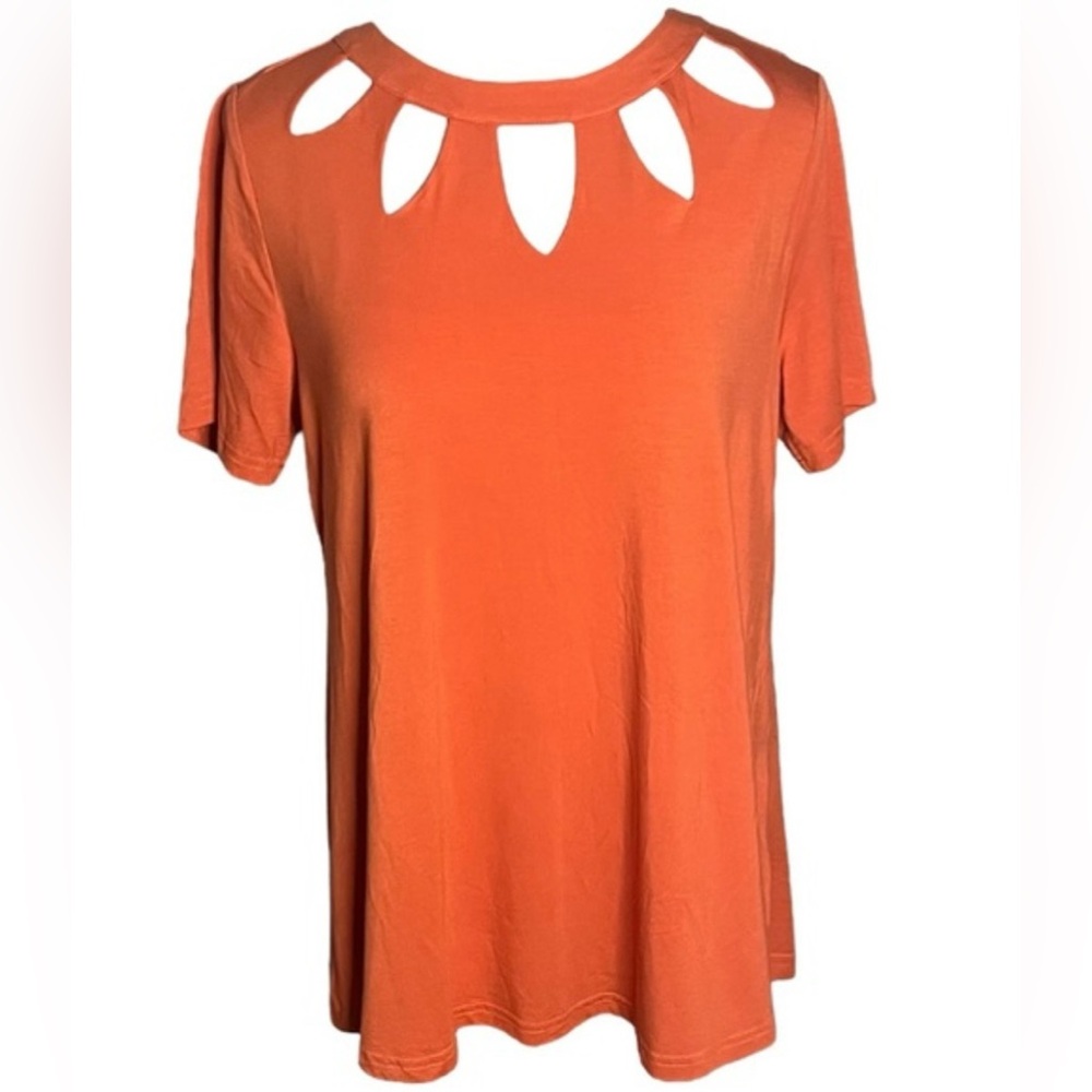 Miss Me Cutout Scoop Neck Top